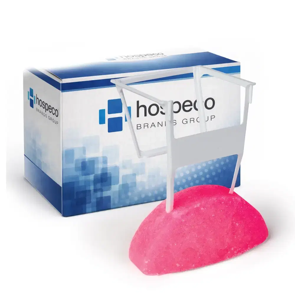 Hospeco 4 oz Health Gards Hanging Para Bowl Block, 12/Case