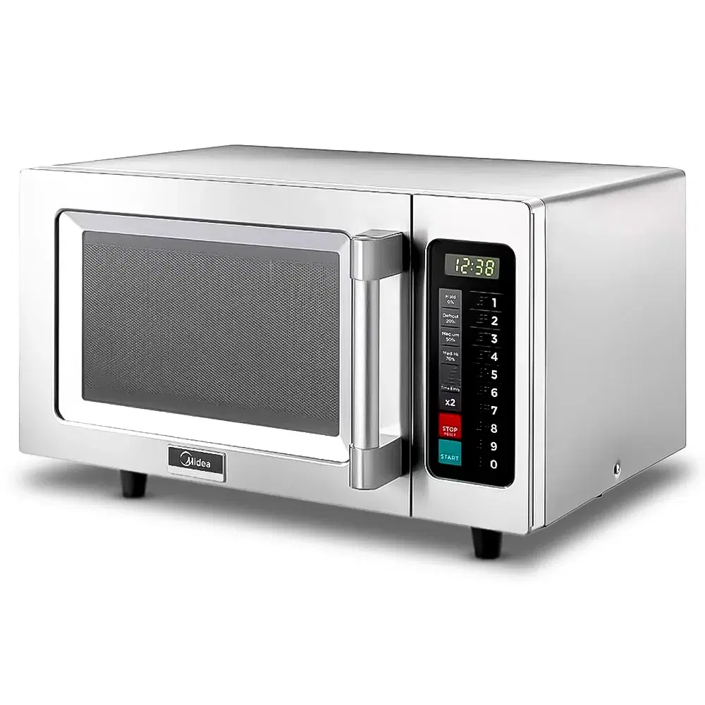 Midea 1025F1A 20.13" Commercial Microwave oven with Touch Control Pad, 0.9 cu. ft., Stainless Steel, 1000W