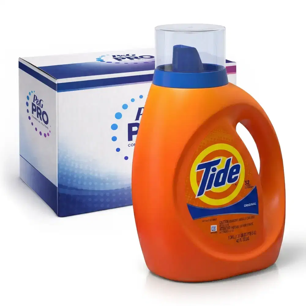 P&G Tide HE 80 oz Liquid Laundry Detergent, 4/Case