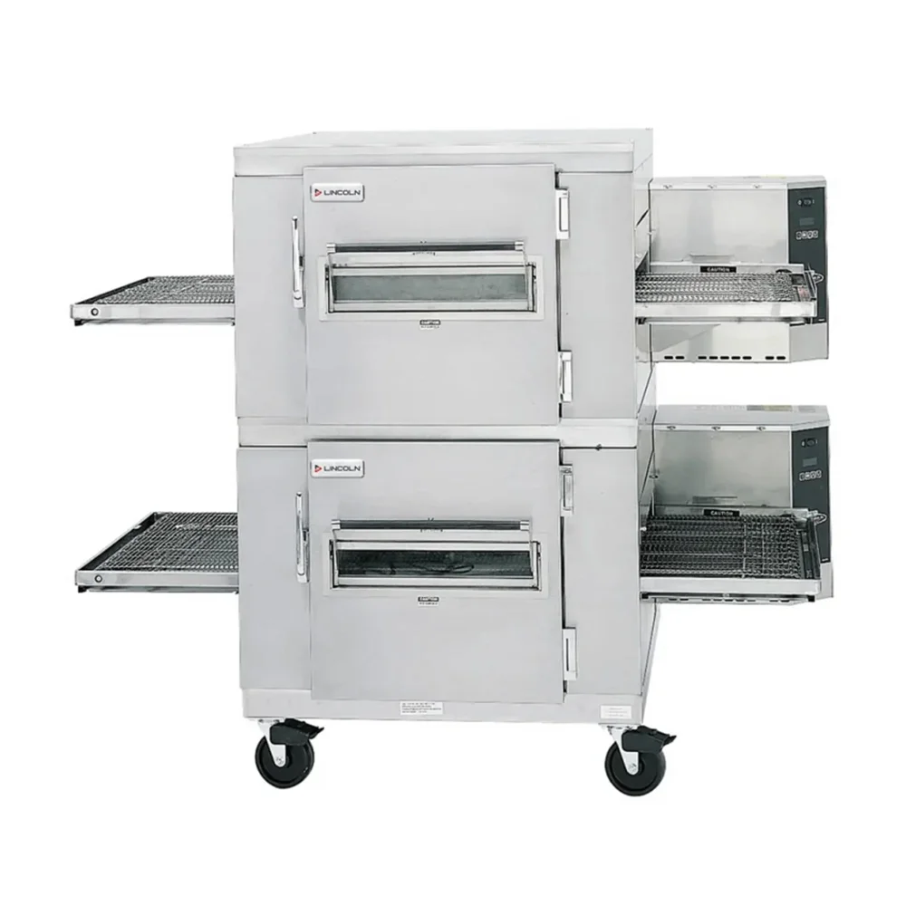 LincoIn 1400-2G 73" Gas Double Impinger Conveyor Oven - Natural Gas