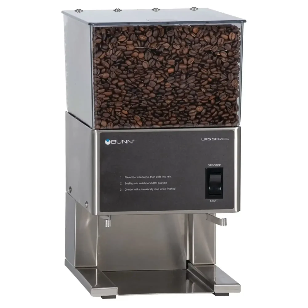 Bunn LPG Automatic Coffee Grinder with 6 lb Hopper Capacity, 120V