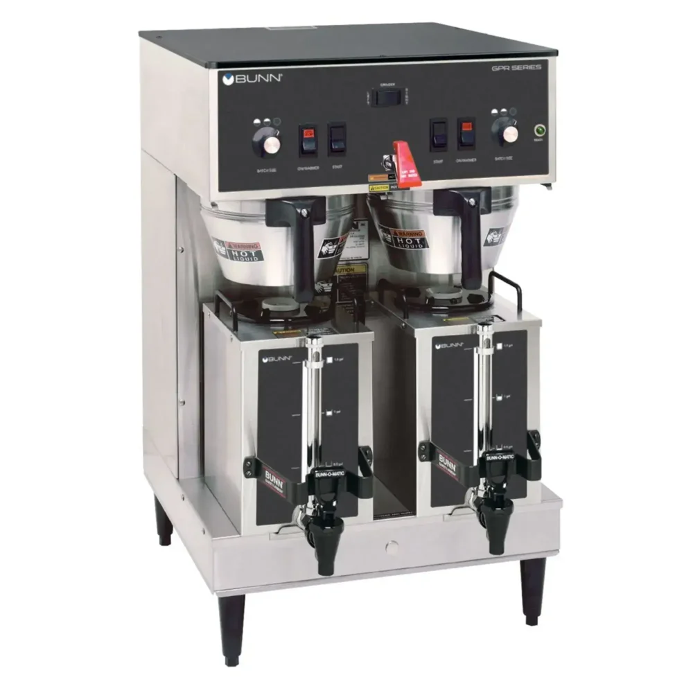 Bunn Dual GPR Dual Satellite Coffee Brewer, 18.9 gal/hr Capacity, 120/240V