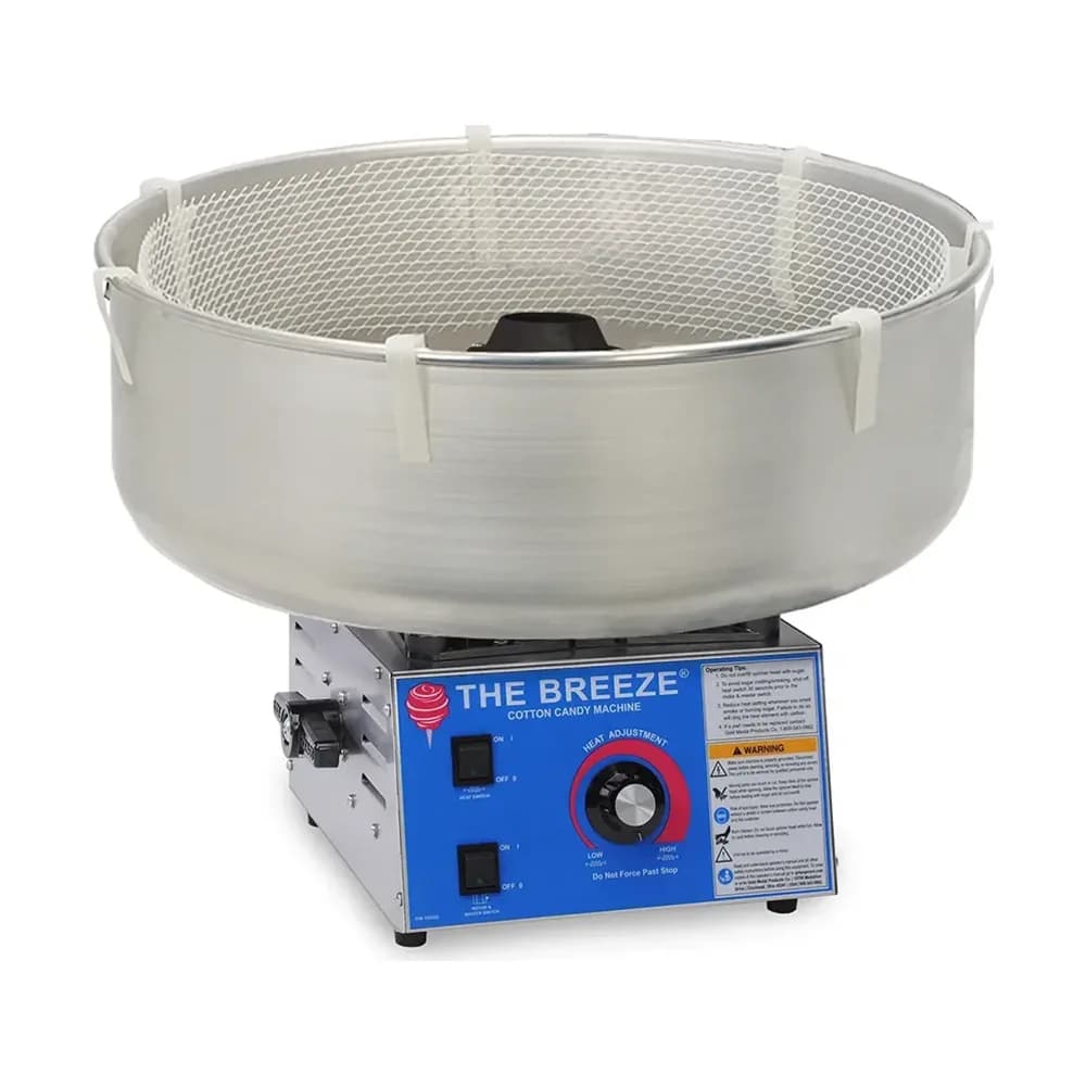 Gold Medal The Breeze® Cotton Candy Machine w/ Tubal Heating Element, 120v