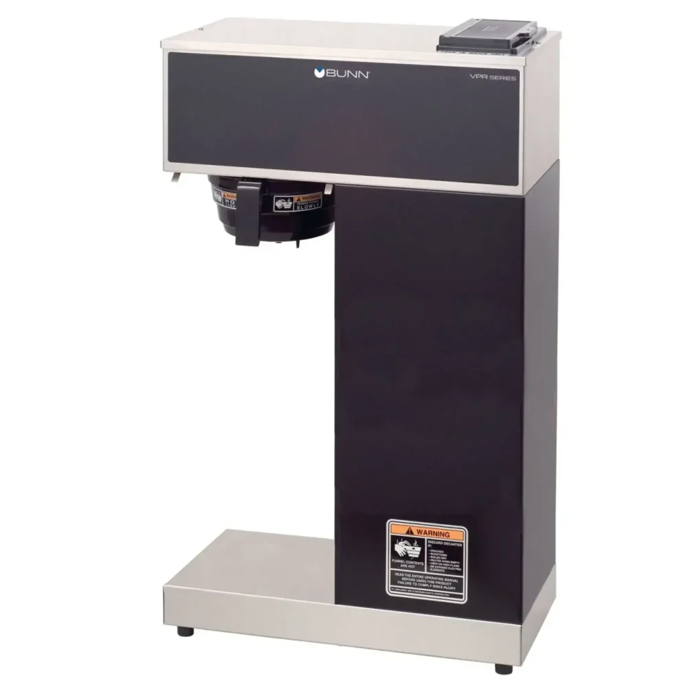 Bunn VPR-APS Pourover Airpot Coffee Brewer with Splash Guard Funnel