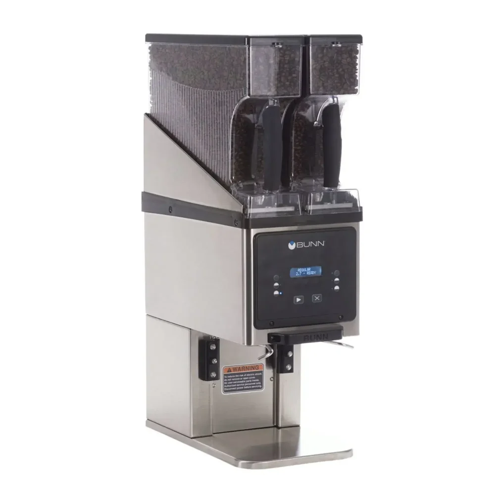 Bunn MHG SST Automatic Coffee Grinder, Two 6 lb Hoppers, Stainless Steel, 120V