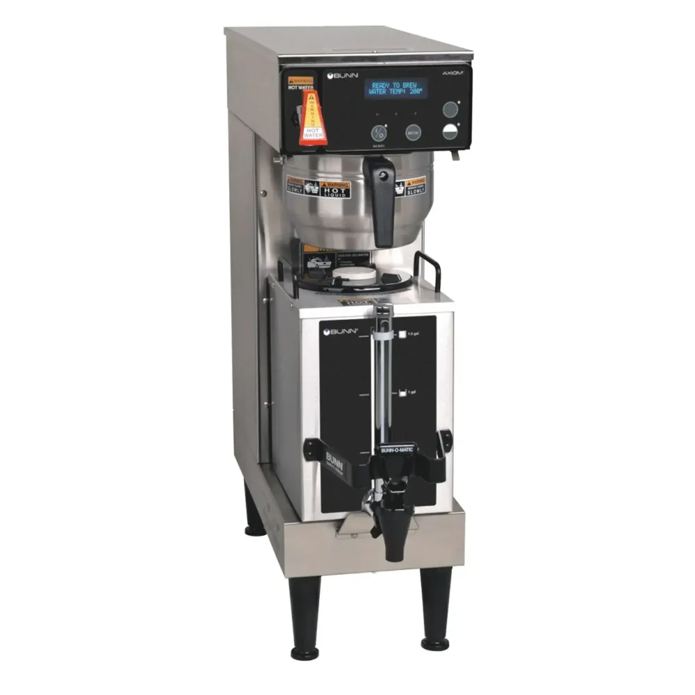 Bunn AXIOM Satellite Coffee Brewer with 200 oz Capacity Tank, 120V