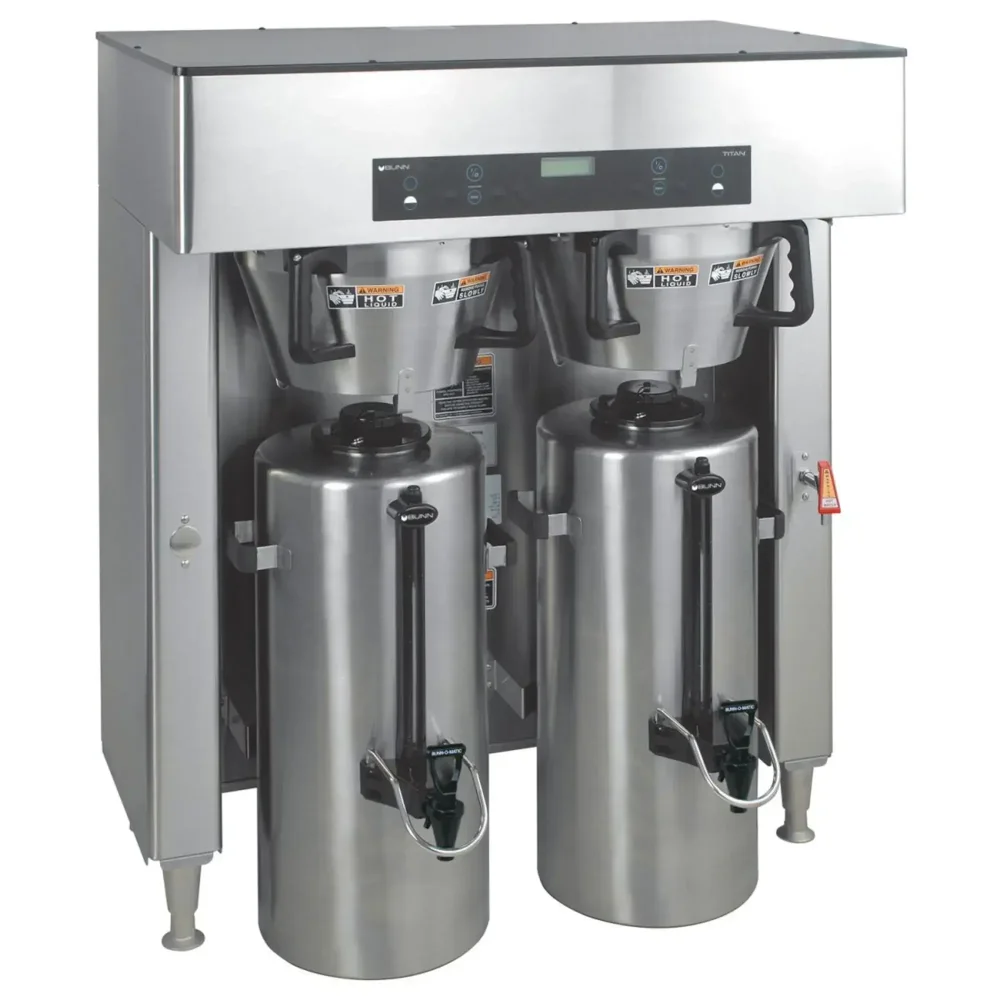 Bunn Titan DBC Dual Insulated Server Coffee Brewer with Faucet, 34.3 gal/hr, 120/208V 3-Ph