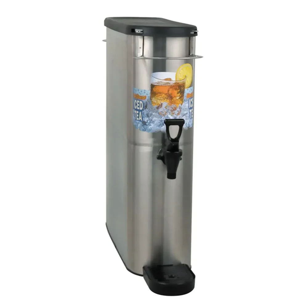 Bunn TDO-N-4.0 4 gal Narrow Iced Tea and Coffee Dispenser with Handles