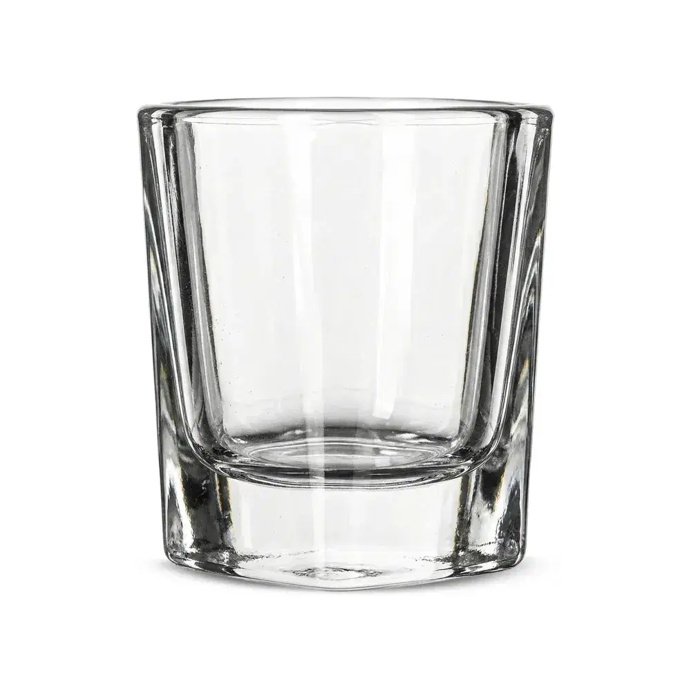 Libbey 5277 Prism 2 oz. Round Customizable Square Shot Glass