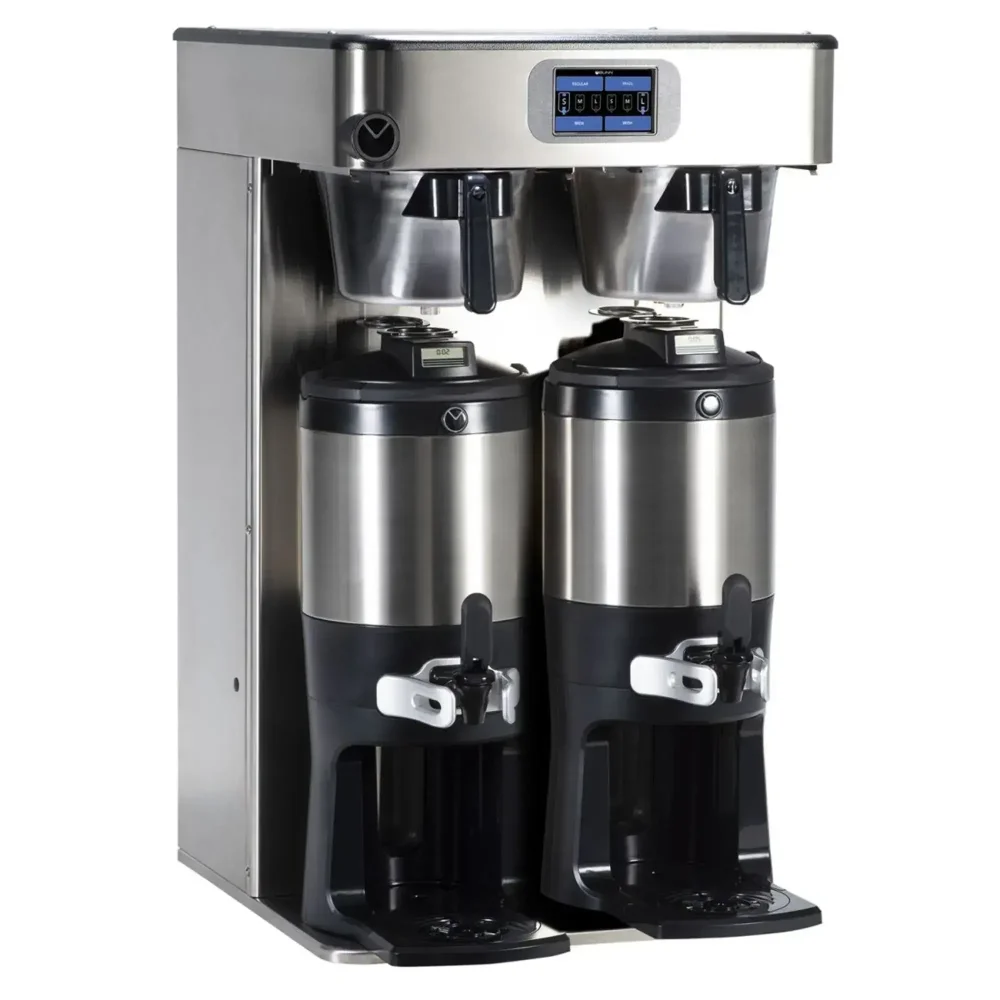Bunn ICB Twin Platinum Edition Tall Coffee Brewer for ThermoFresh Servers, Stainless, 120-240V