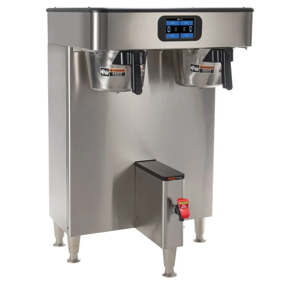 Bunn ICB TF Twin Coffee Brewer for 1.5 gal ThermoFresh Servers, Stainless, 120-240V 1-Ph