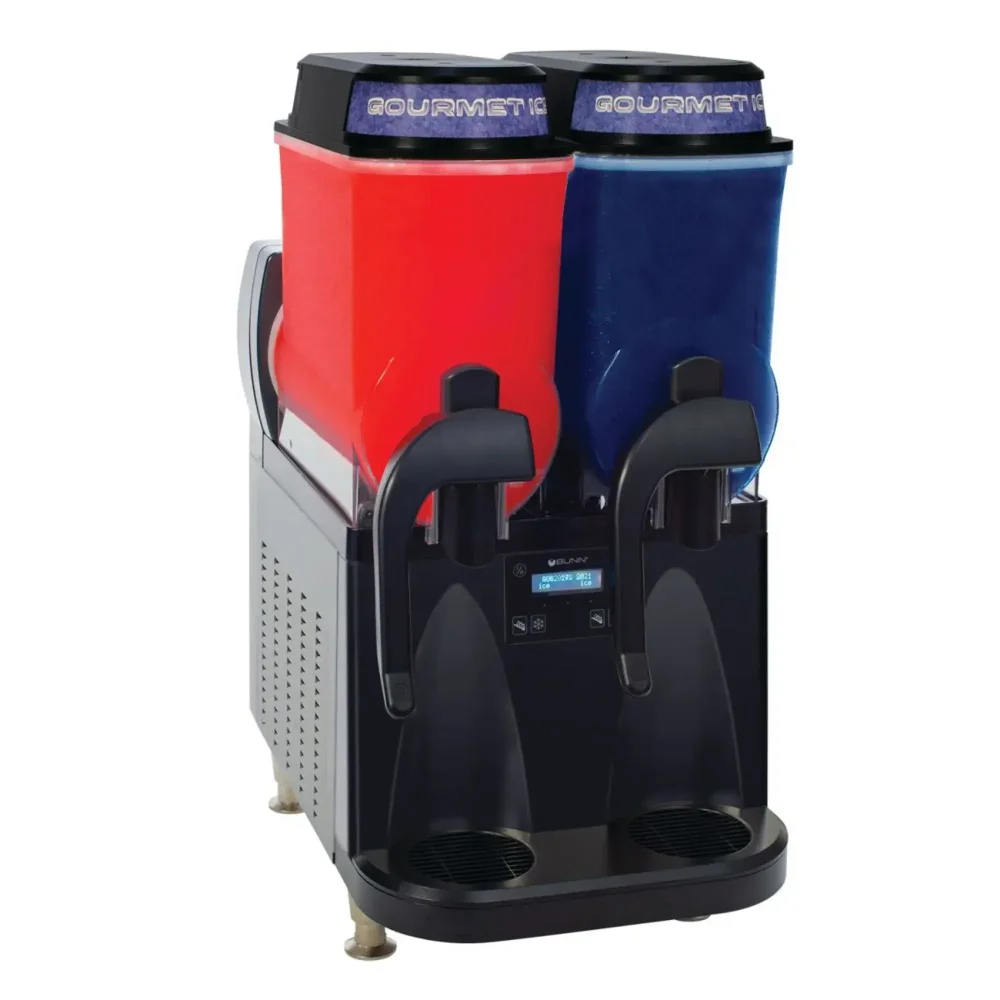 Bunn Ultra NX 17.6 in Frozen Drink Machine, Double 3 gal Bowls, Black, 120V