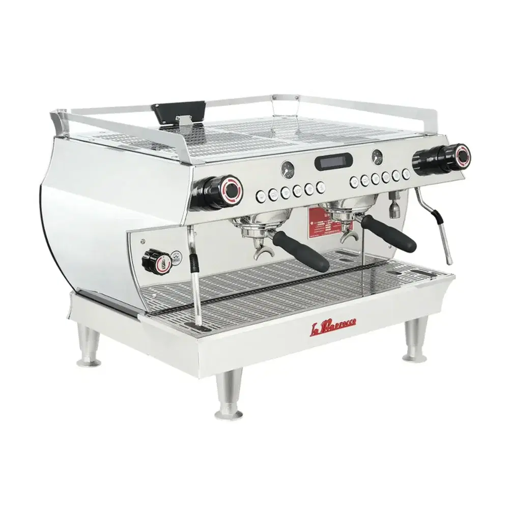La Marzocco GB5 S AV 2 Group Commercial Espresso Machine with ABR Scales, 208-240V, 1-Phase
