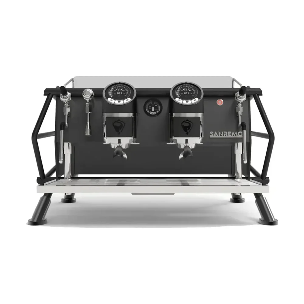 Sanremo Cafe Racer Naked 2 Group Commercial Espresso Machine, 220-240V, Black/Black