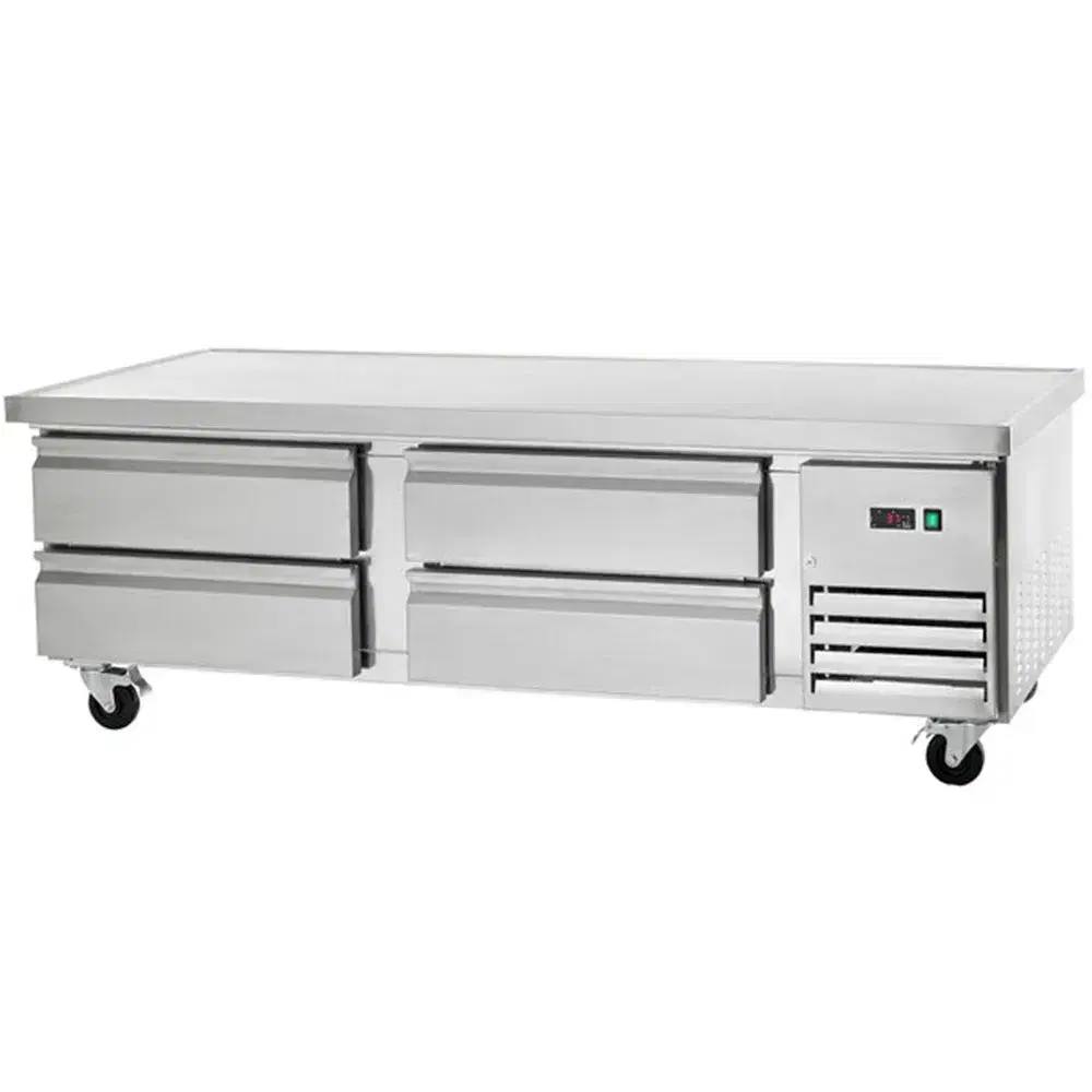 Arctic Air ARCB72 72" Refrigerated Chef Base, 4 Drawer