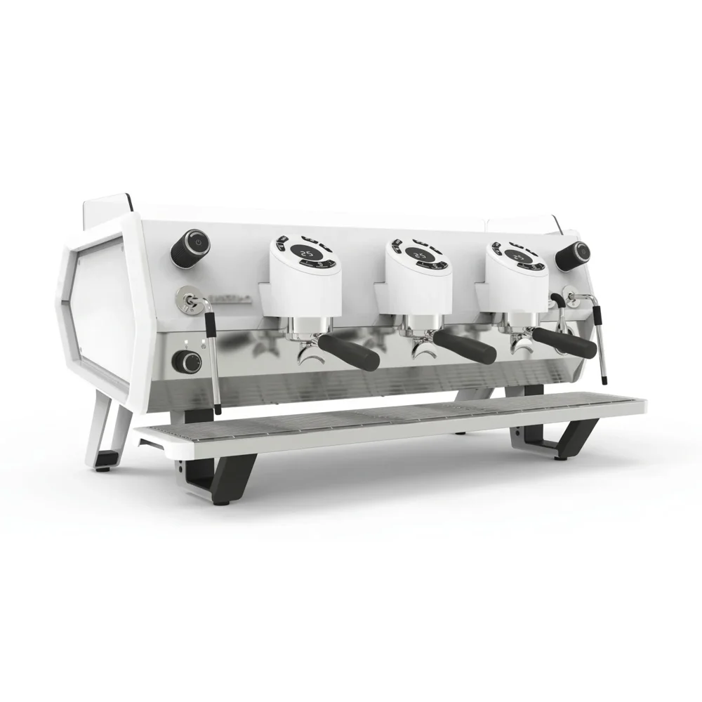 Sanremo D8 3 Group Commercial Espresso Machine, 380-415V, 3 Phase, White