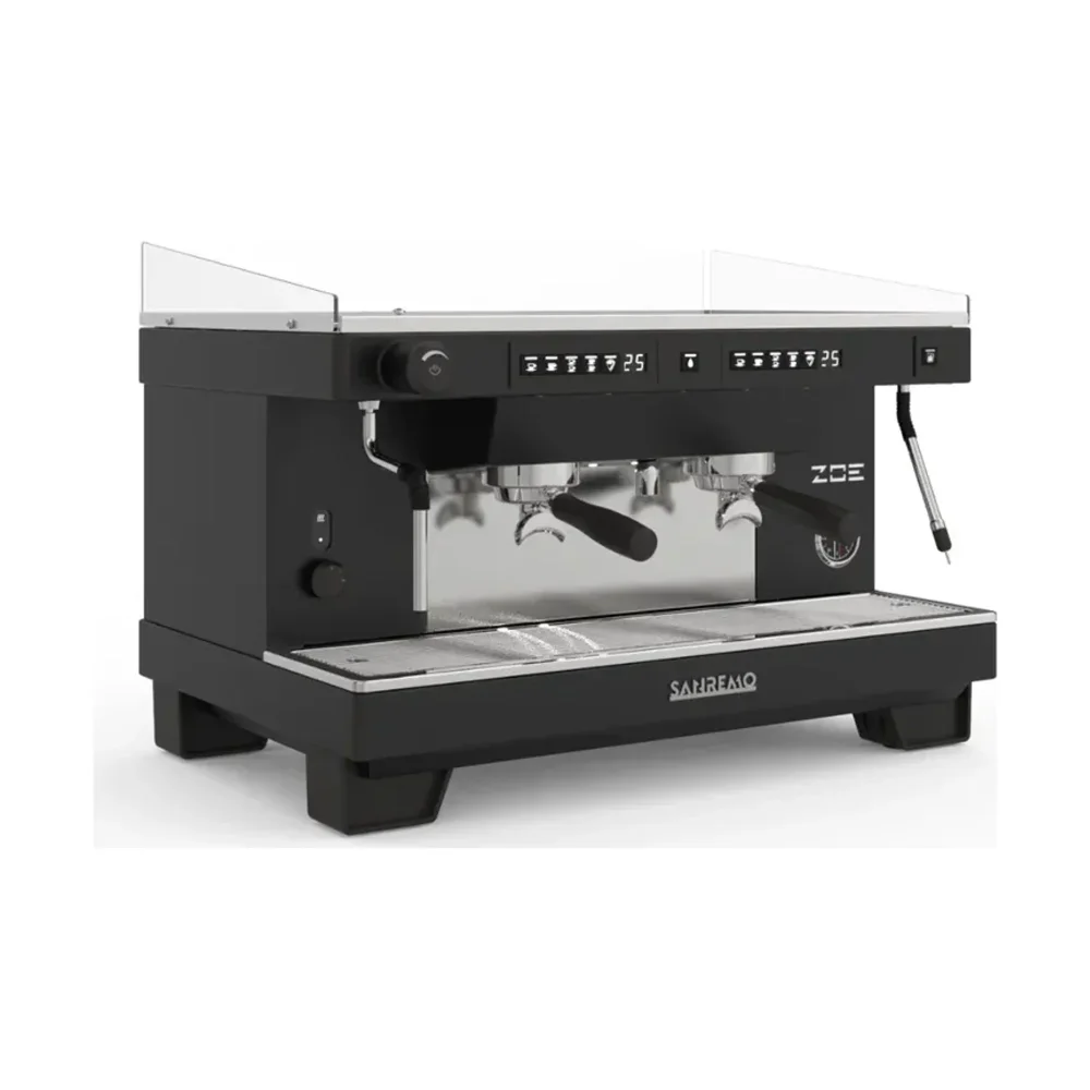 Sanremo Zoe Competition 2 Group Commercial Espresso Machine, 230V, Black