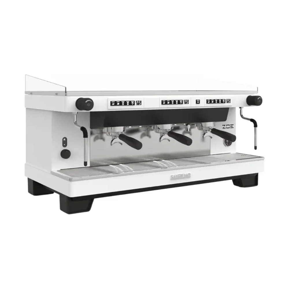 Sanremo Zoe Competition 3 Group Commercial Espresso Machine, 208/240V, White