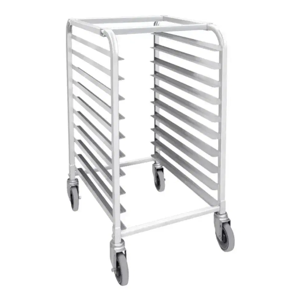 Thunder Group ALSPR010 20-1/4" Aluminum Tier Sheet Pan Rack with 4 Casters