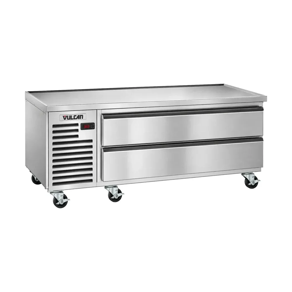Vulcan 60" Chef Base Refrigerator, 2-Drawer, Stainless Steel, 115V, 3-Year Warranty