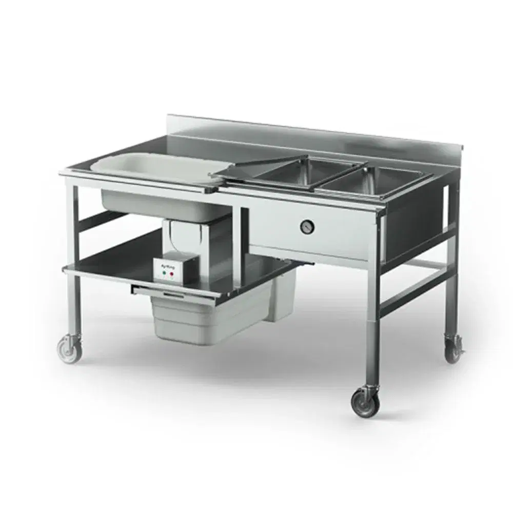 AyrKing BBSUL6035LH 66" Breader / Blender / Sifter Station, Sift & Blend 30 lbs in 60 Sec, 115V