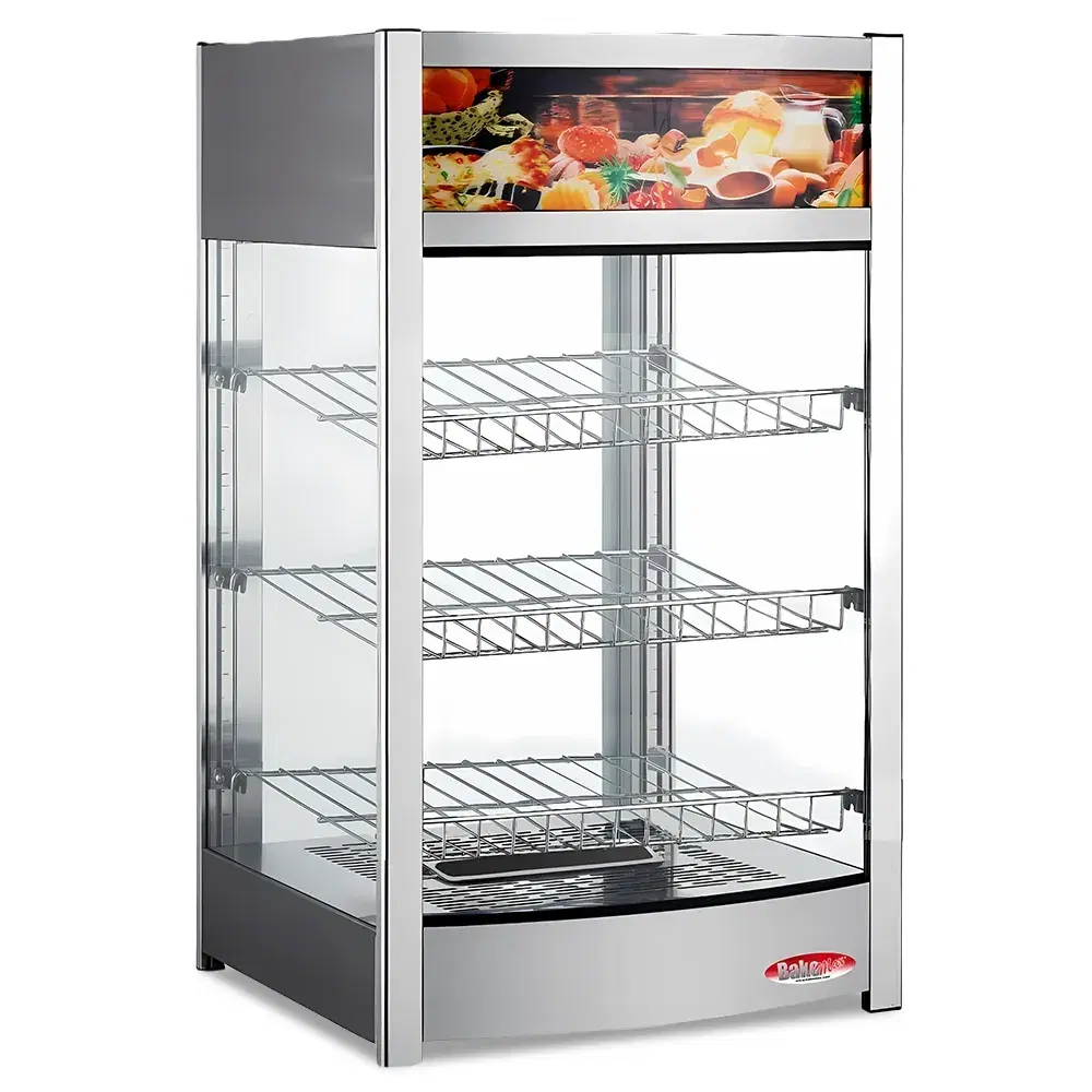 BakeMax BMCBF18 18" Titan Series Heated Display Case, Countertop
