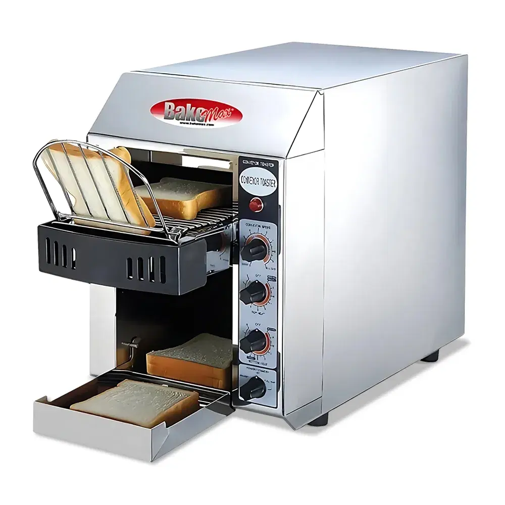 BakeMax BMCT150 13.4" Conveyor Toaster, Countertop, 180 Slices/hour