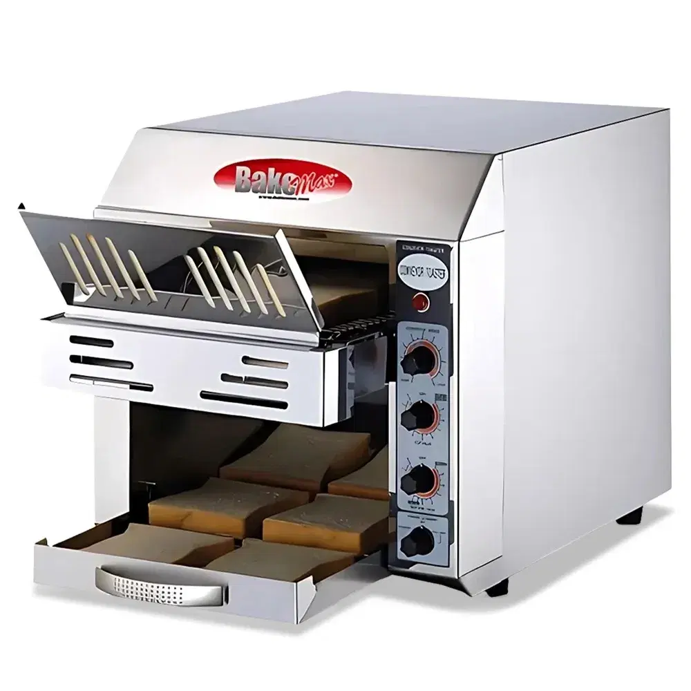 BakeMax BMCT300 14.6" Conveyor Toaster, Countertop, 360 Pieces/hour