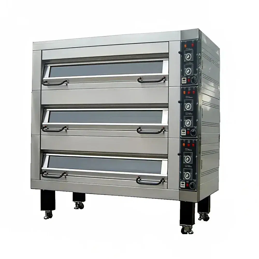 BakeMax BMFD004 92" Four Deck Electric Oven-Commercial, Accommodates (16) 18 x 26 Pans