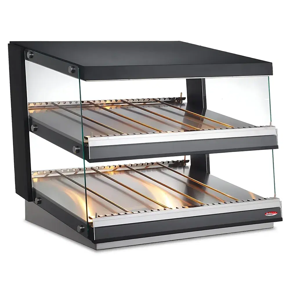 BakeMax BMHGG01 31.5" Titan Series Heated Display Case, Countertop, 1160 watts
