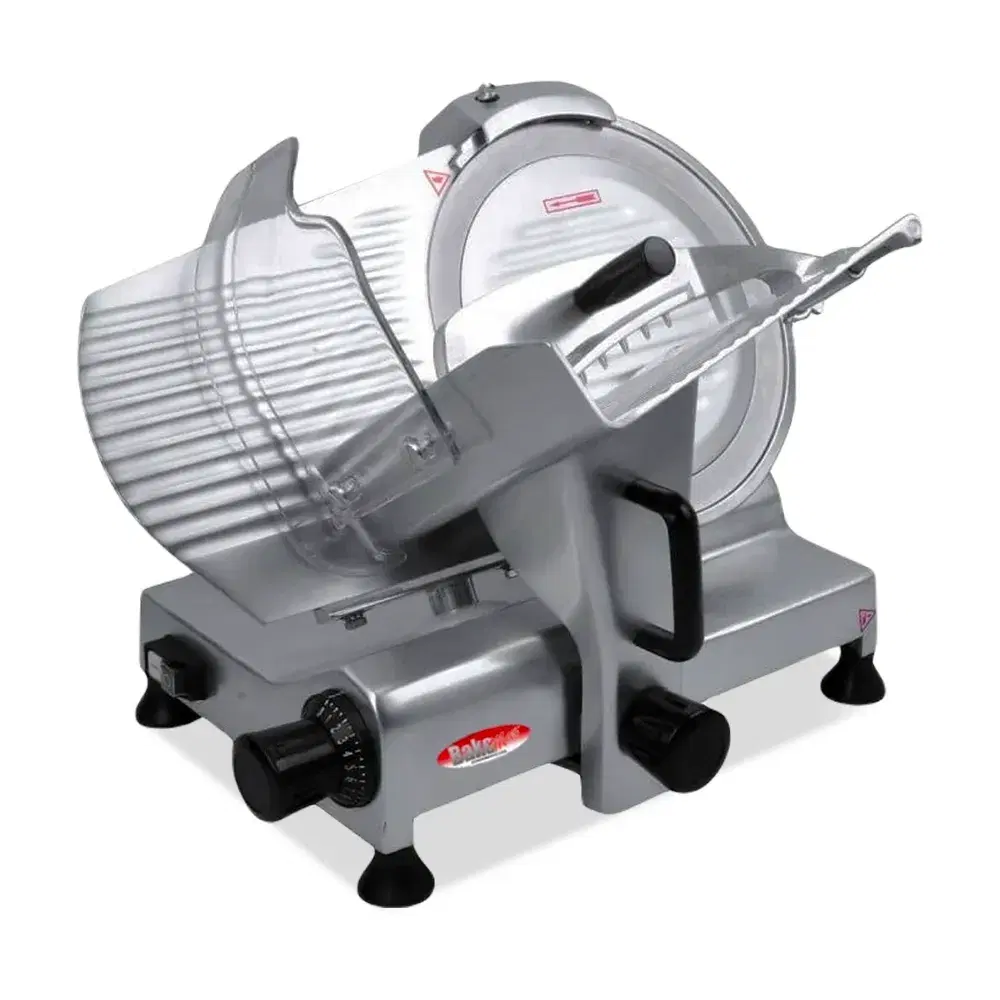 BakeMax BMMSM12 23.5" Meat Slicer, Manual Gravity Feed, 12" Blade