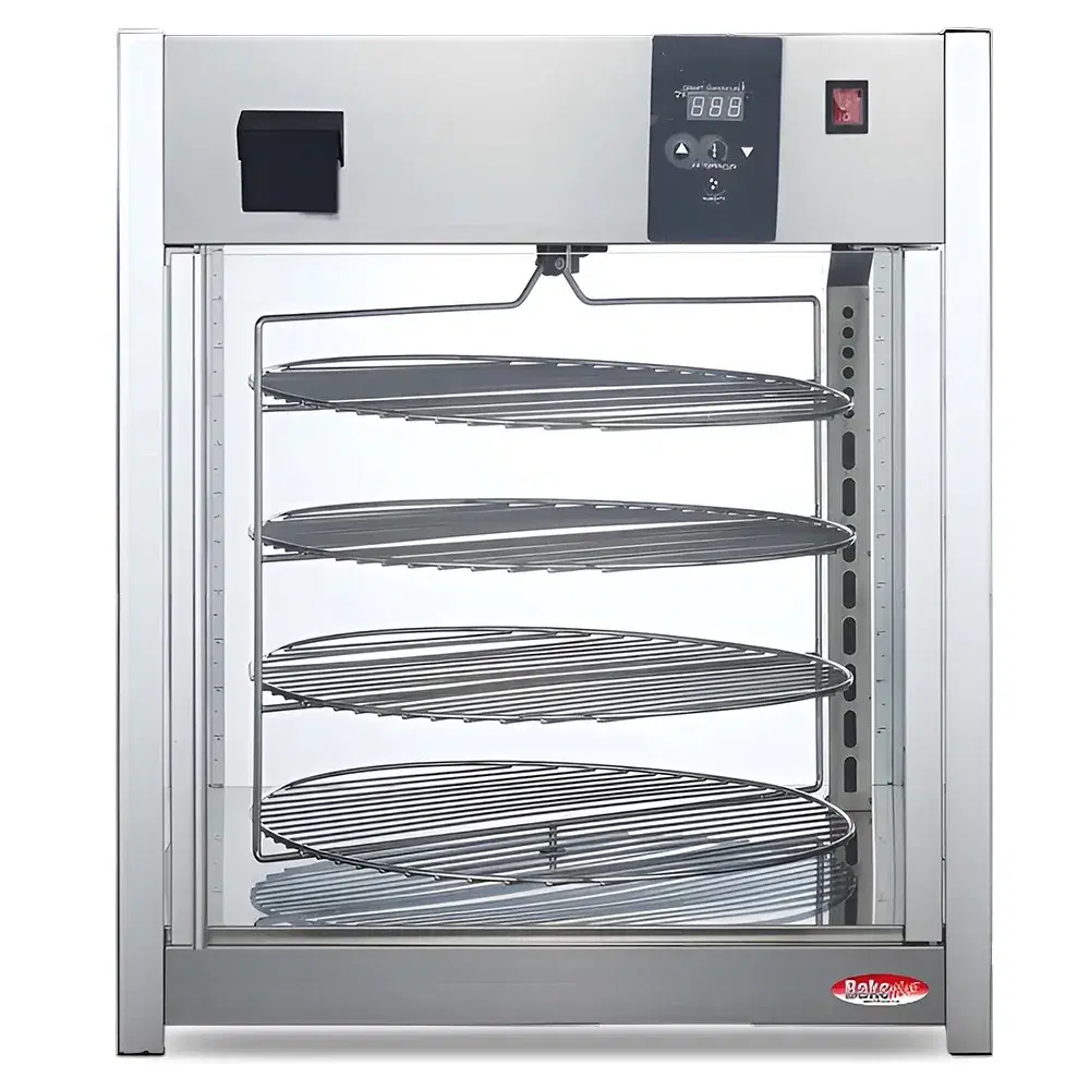 BakeMax BMPW418 25.5" Titan Series Pizza Warmer Display Case, Countertop, 1700 watts