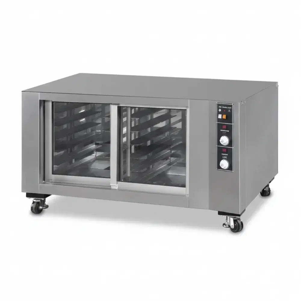 BakeMax BMSDDP1 2-Section Reach-In Proofing Cabinet for BMS Series Ovens, 150 lbs
