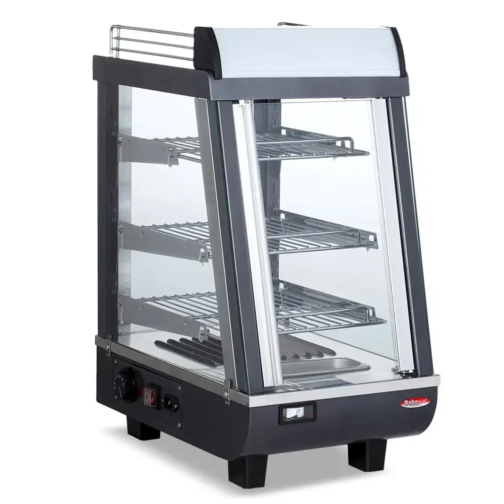 BakeMax BMTSC14 14" Titan Series Heated Warmer/Display Case, Countertop, 800 watts