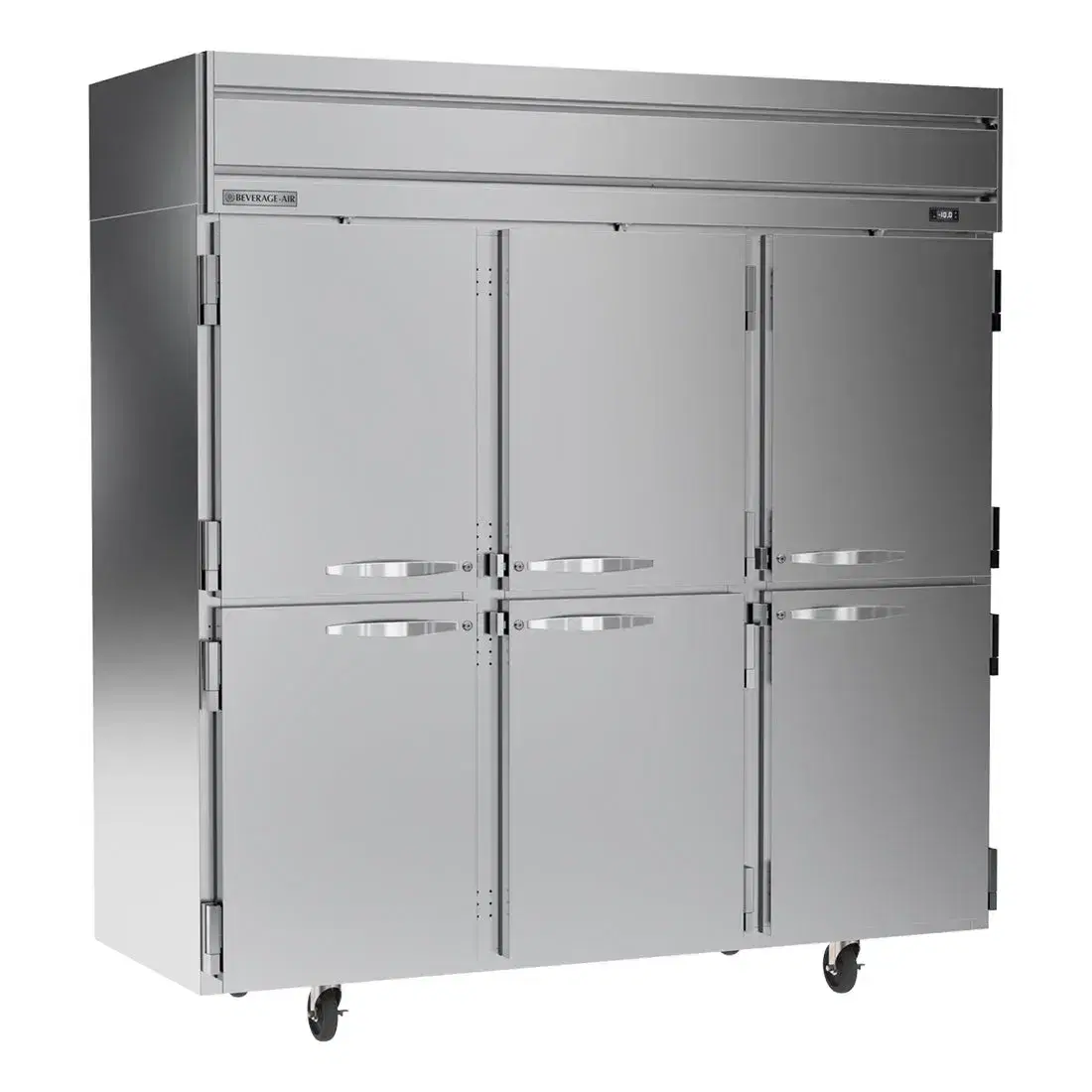 Beverage-Air HFPS3HC-1HS Horizon Series 78" Reach-In Freezer, Half Door, Stainless Steel