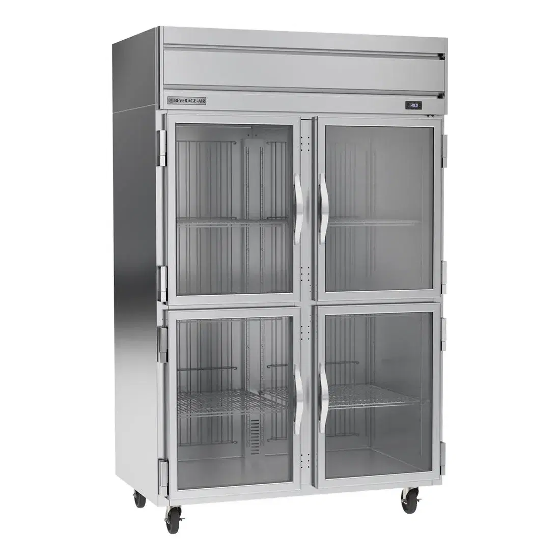 Beverage-Air HFPS2HC-1HG Horizon Series 52" Reach-In Freezer, Half Glass Door, Stainless Steel
