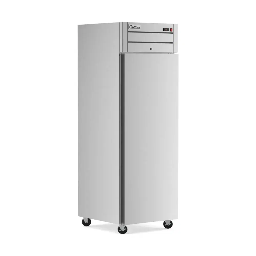 Coldline 29" Reach-In Freezer, Stainless Steel, 1 Door, 1 Year Warranty