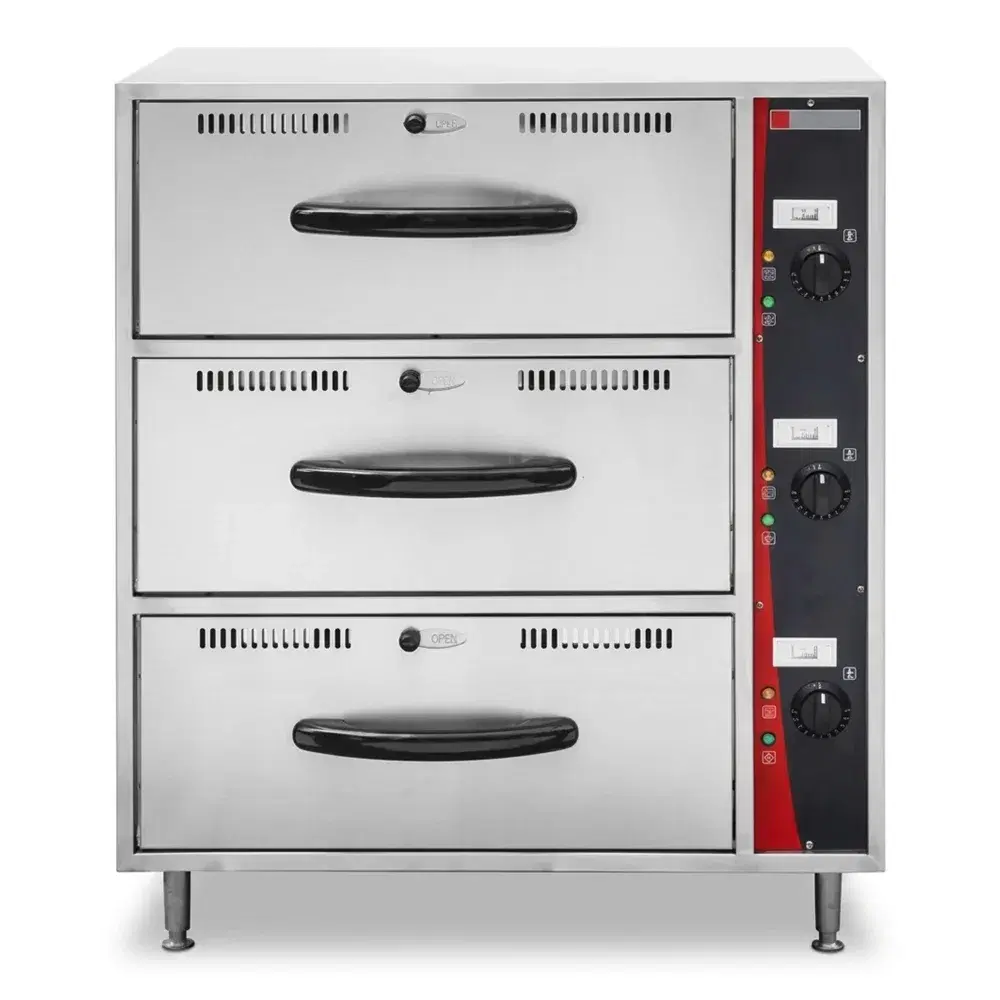 Cookline 30" Triple Drawer Warmer, Heavy Duty, Stainless Steel, 120V
