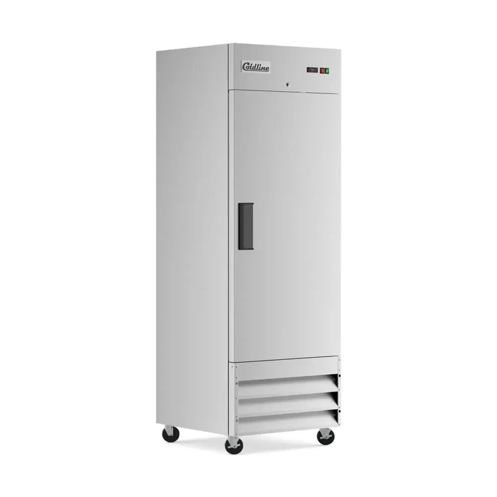 Coldline 29" Reach-In Refrigerator, Stainless Steel, 1 Door, 1 Year Warranty