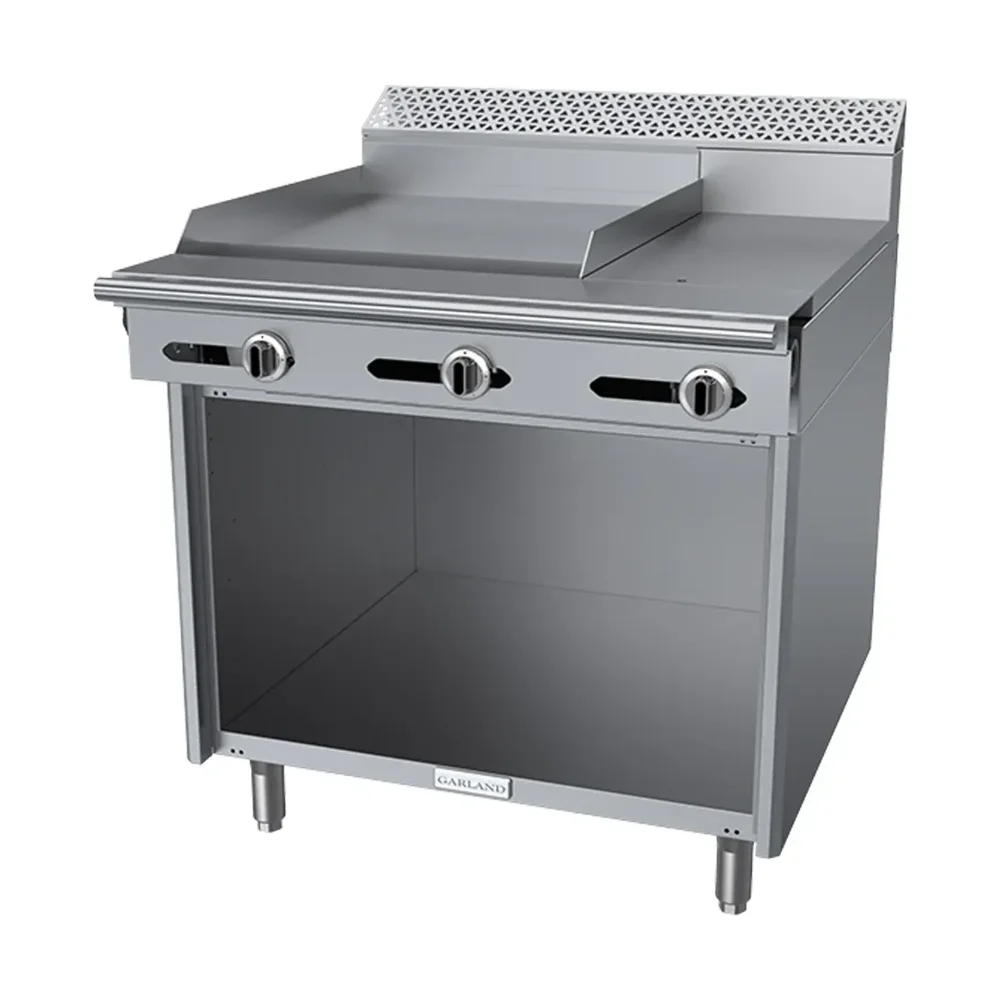 Garland C36-3S 36" Commercial Gas Range, Hot Top/Griddle, Storage Base, Liquid Propane