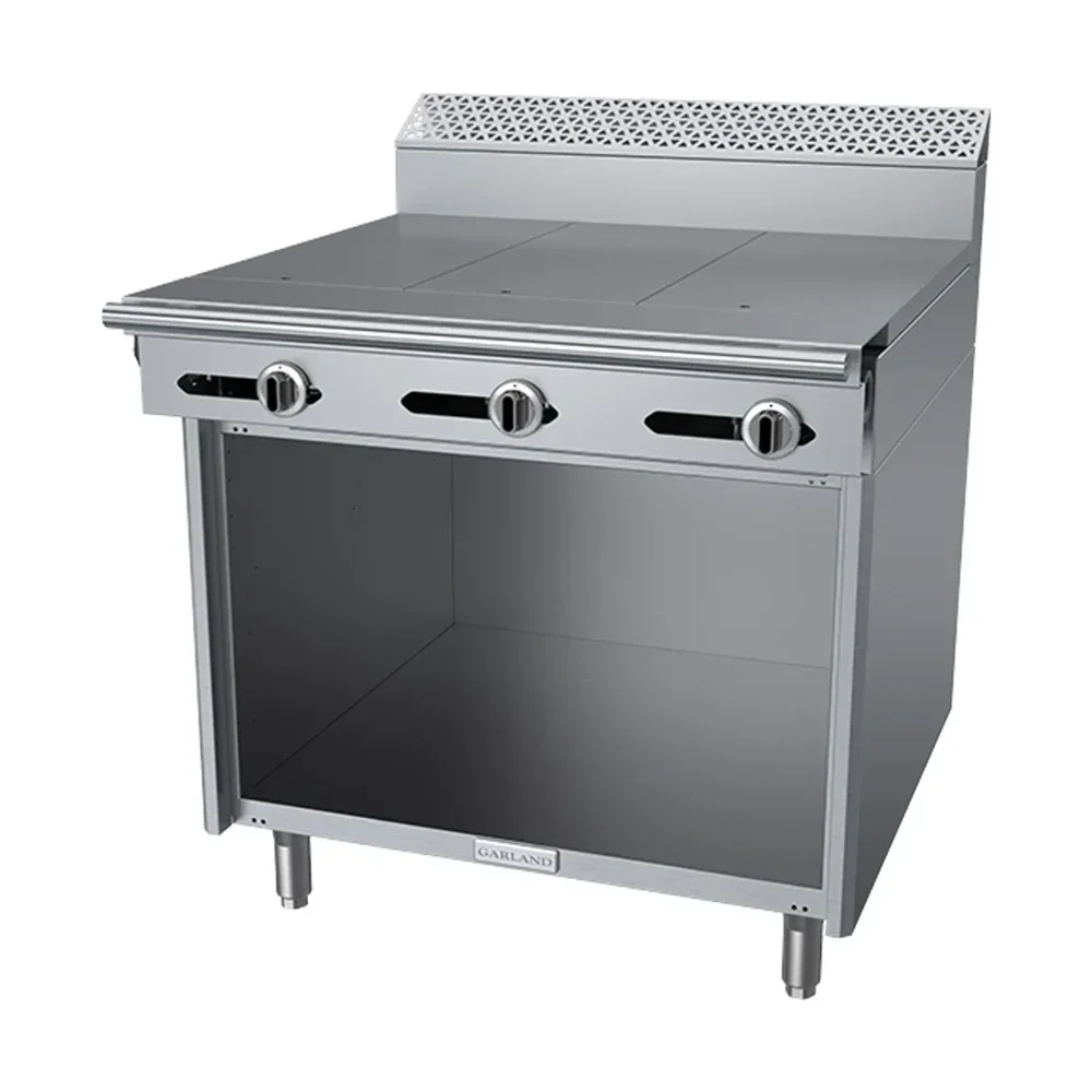 Garland C36-8S 36" Commercial Gas Range, 3 Hot Tops, Storage Base, Liquid Propane