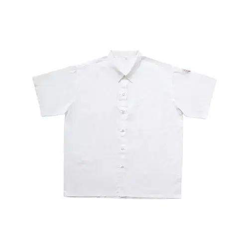 CAC China APST-9WS Chef's Pride Shirt Snap Button White S