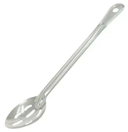 CAC China SBHL-11 11" Basting Spoon SS Slotted 1.2 mm