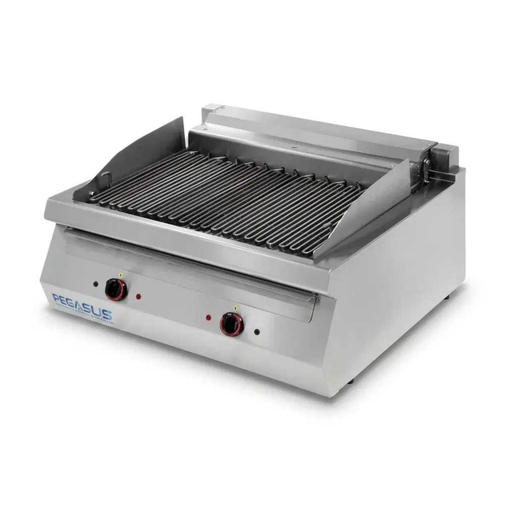 Pegasus CB-48E 48" Electric Countertop Charbroiler, Direct Contact Style, 208V, 3 Phase, 13.75 kW