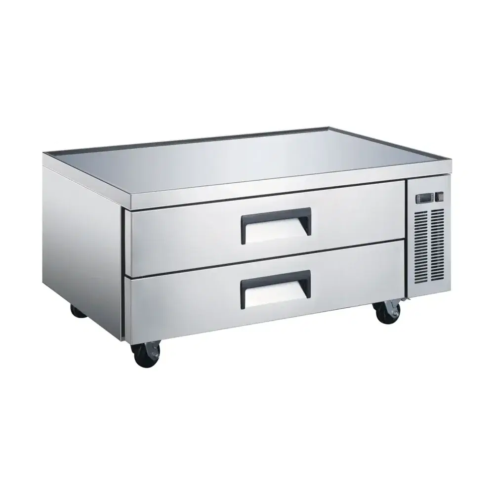 Coldline 52" Refrigerated Chef Base, Stainless Steel, 2 Drawer, 1 Year Warranty