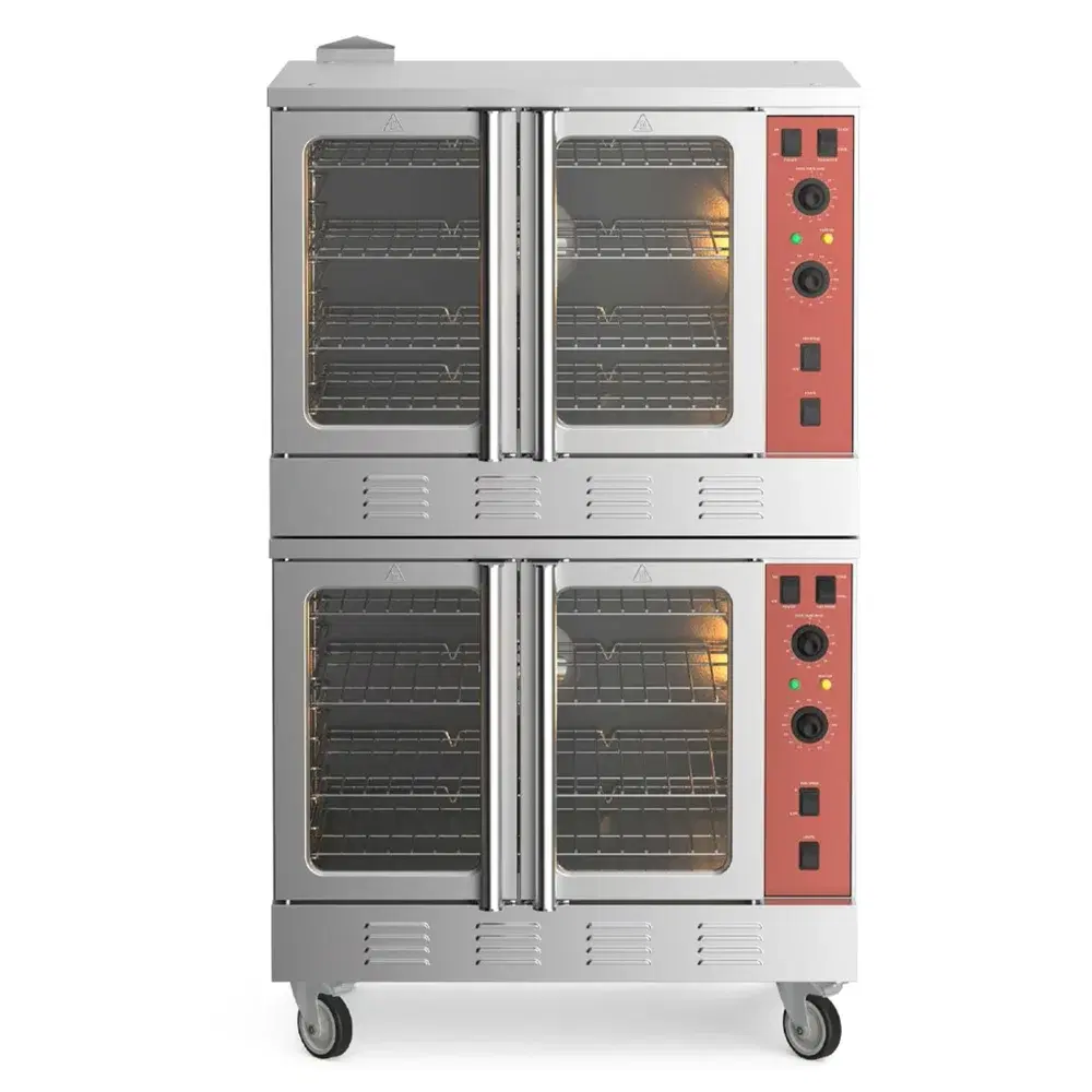 ProKitchen Series 38" Double Deck Gas Convection Oven, Full Size, Standard Depth, 108,000 BTU - Natural Gas
