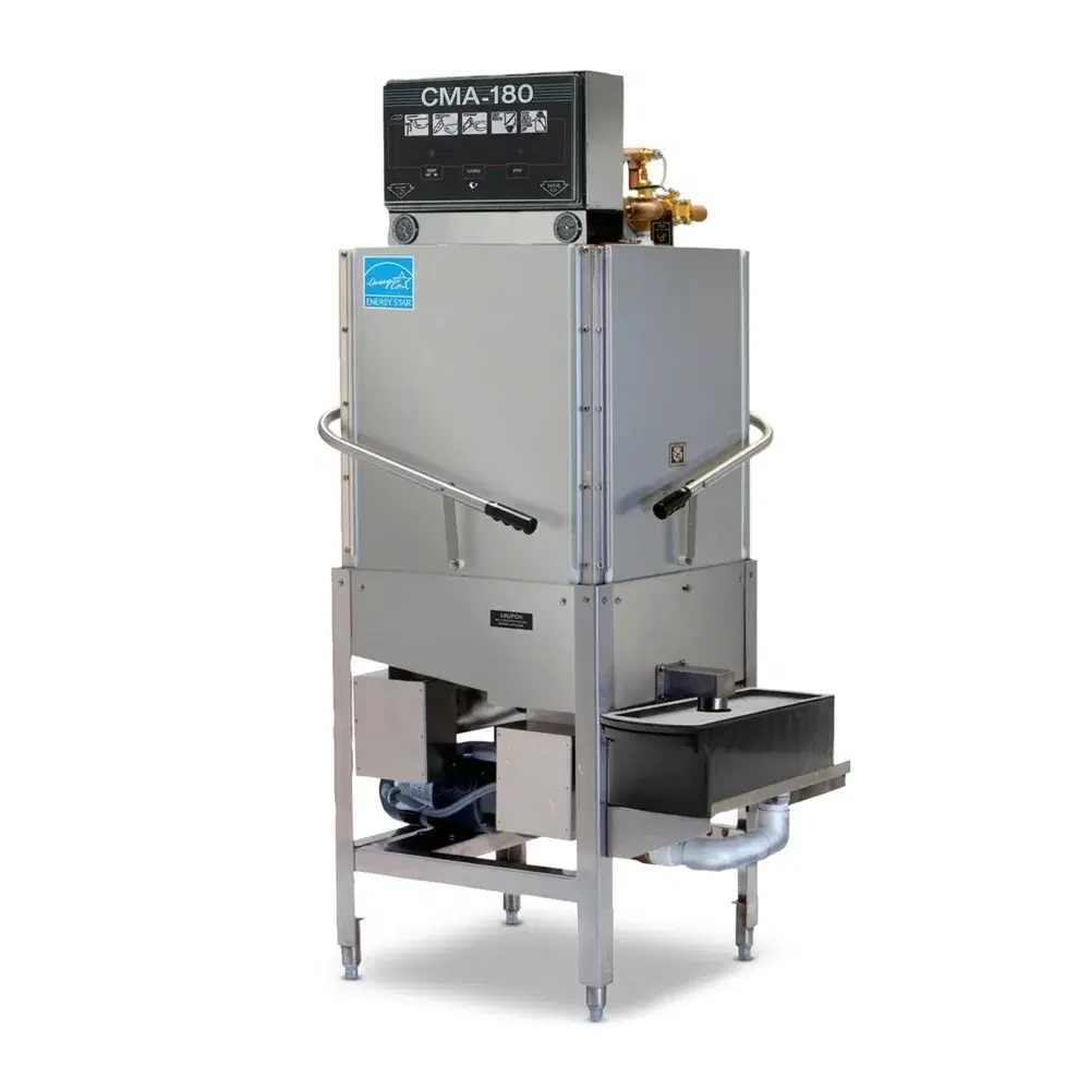 CMA Dishmachines CMA-180C Single Rack High Temperature Corner Dishwasher - 208/240V, 1 Phase