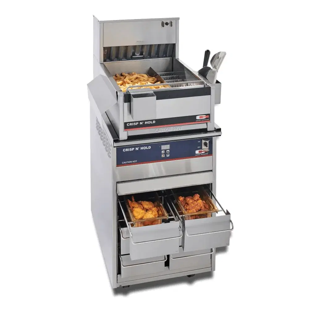 Carter-Hoffmann FFSTKPKG 20" Crisp 'N Hold Fried Food Warmer, Floor Model, 120V