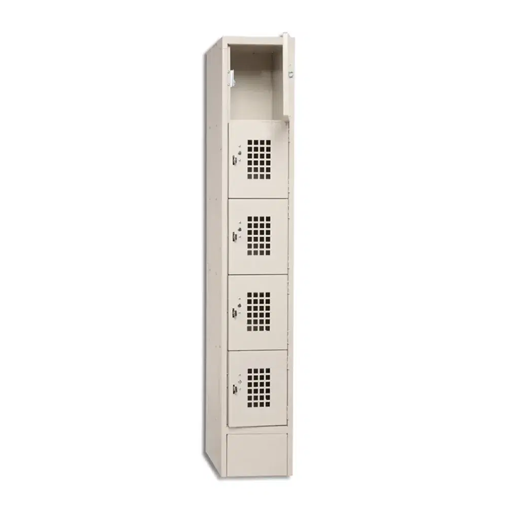 ChefPro Series Single Column Locker with (5) 10" x 12" x 12" Compartments, Beige
