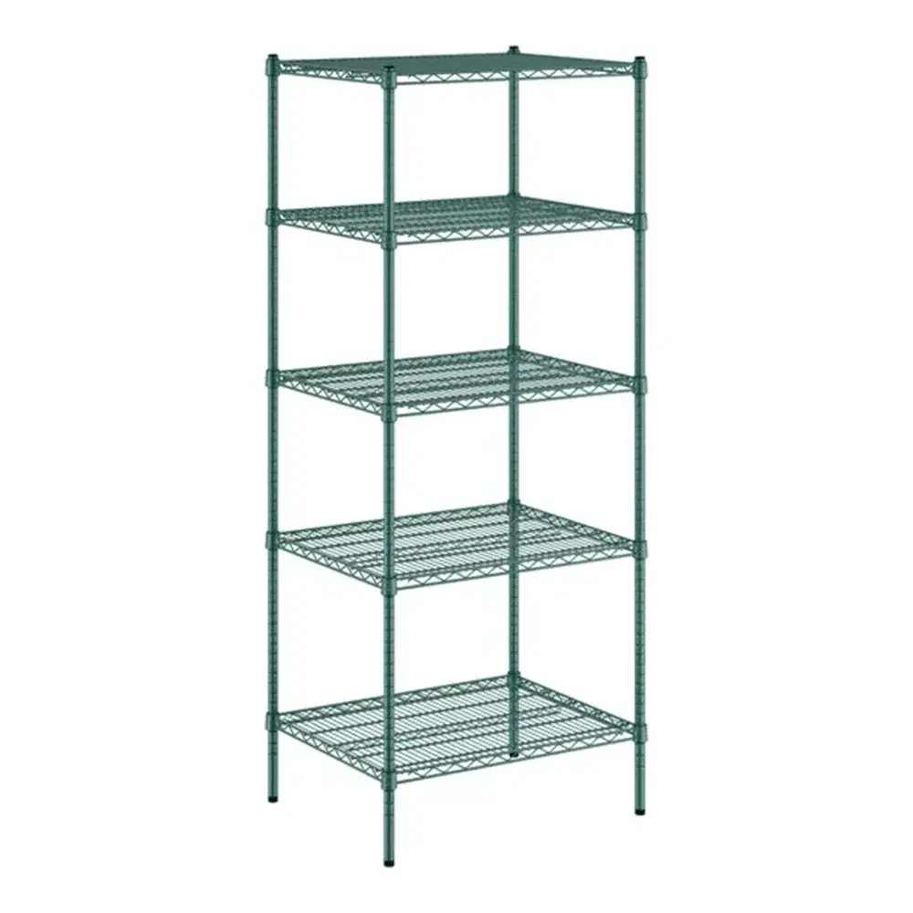 ChefPro Series 24" x 30" x 74" NSF Green Epoxy 5-Shelf Kit